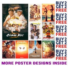 COBRA KAI / THE KARATE KID POSTER ART PRINT A4 A3 SIZE BUY 2 GET ANY 2 FREE