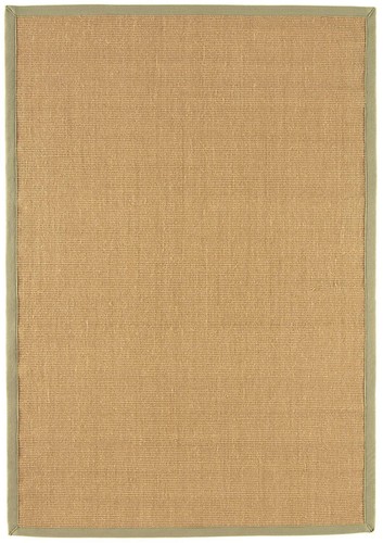 Sisal linen sage rug - sisal,
