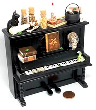 Dolls House Black Wooden