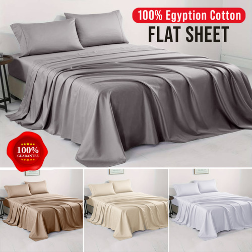 400 egyptian cotton flat - tc,