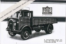 DENNIS - FORWARD CONTROL SWB 7 TON LORRY - OFFICIAL - BUS PHOTO #REF.B16800