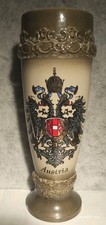 Coat Arms of Empire Austria Ceramic Vase Vintage