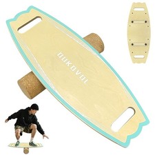 Wooden balance board trainer - board,