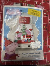 Peppa Pig Christmas Toddler Duvet Set Cot Bed Junior Bed How Many Sleeps Santa