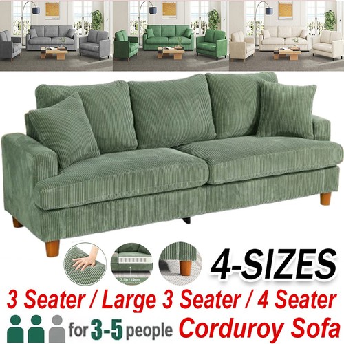 Corduroy sofa seater - corduroy,