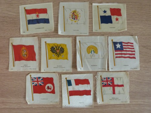Silk cigarette cards - 10,