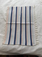 BLUE WHITE SALMON STRIPED