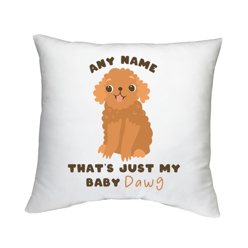 Personalised poodle baby - poodle, dawg