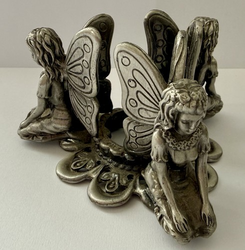 Pewter fairy sphere - fairy,