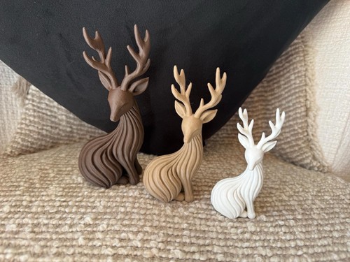 Elegant stag deer ornament - elegant,