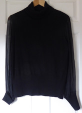 KALIKO Ladies Black polo neck