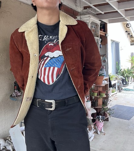 Vintage leather jacket 60s - vintage,