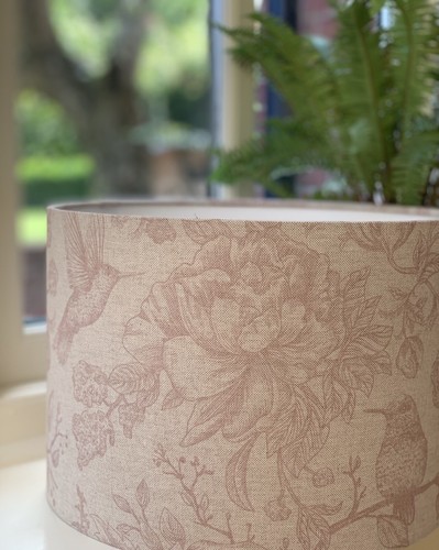 Floral botanical birds lamp - birds,