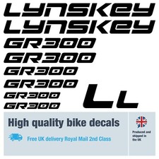 Lynskey GR300 bike decals with