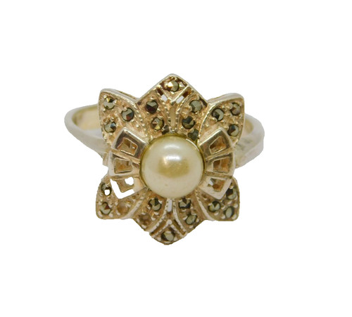 Sterling silver marcasite - sterling,