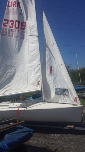 Lark sailing dinghy parker - sailing, (