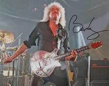 Brian May Queen Autograph Photograph COA 
