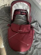 Silver cross hood - and, apron