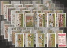 GALLAHER-FULL SET- FOOTBALLERS (RED BACK 1ST SERIES 1-50 50 CARDS) 