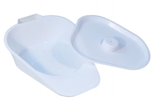 Slipper bed pan - pan, with