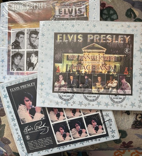 Elvis presley stamp sheets - presley, x