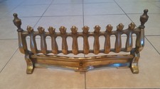 Vintage Solid Brass Fire Grate