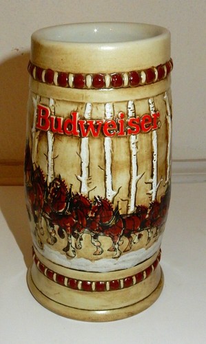 Budweiser 1981 holiday stein - 1981,
