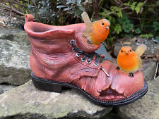 Vivid Arts Robin on Old Boot