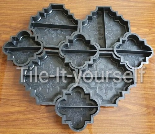 Interlocking garden mould - , path