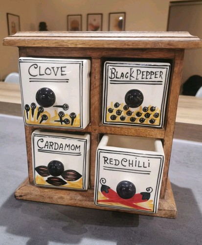 Vintage wooden and ceramic - vintage,