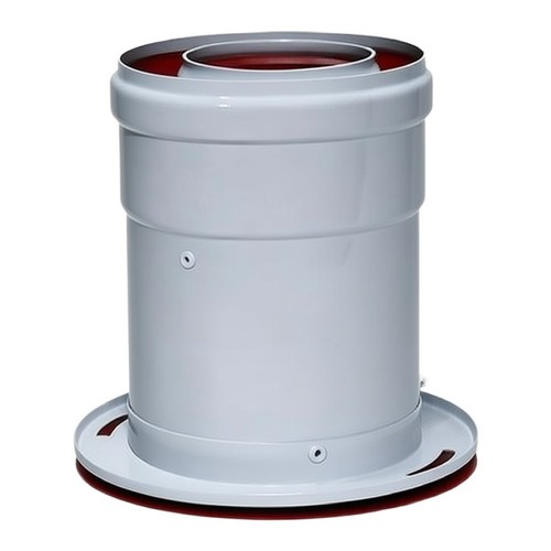 Flue tray vertical for - vertical, exhaust
