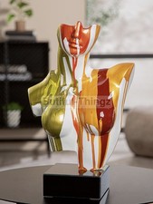 Extraordinary HUGE 40 Italian Abstract Studio Resin Women Bust Torso Sculpture