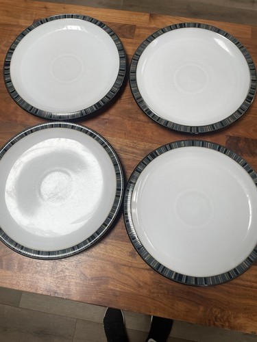 Denby jet stripes dinner - jet,