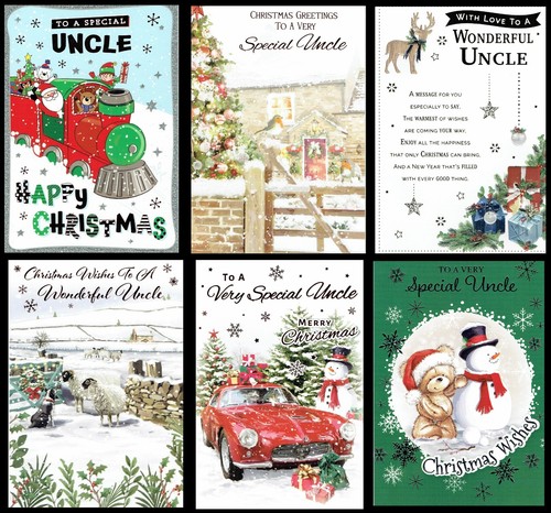 Uncle quality christmas card - uncle,