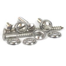 No8 / 4mm A2 Stainless Slotted