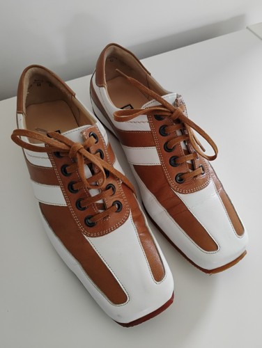 Shoes vintage brown white - k+s,