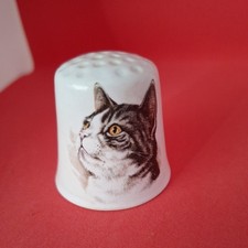 Cat Thimble large  great collectors item  Vintage rare