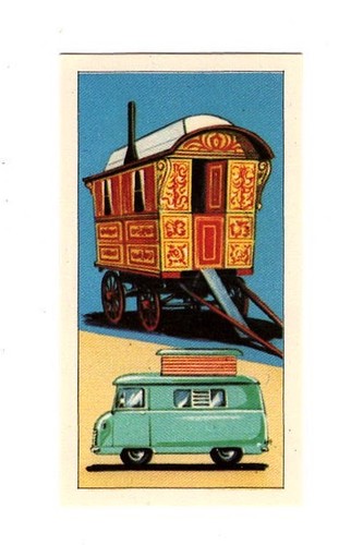 Past present tea card - past, 1964