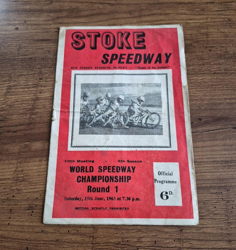 Stoke speedway june 1963 - stoke,