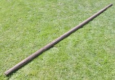 Vintage Wooden Boat Mast 11'3" (135″) Dinghy Hardwood Mast with Pulley & Tenon