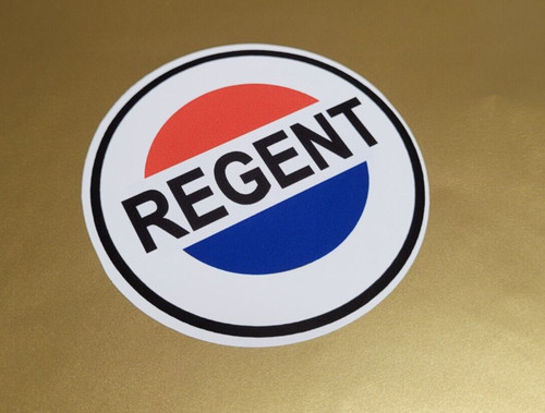 Regent petroleum stickers - regent, 4"