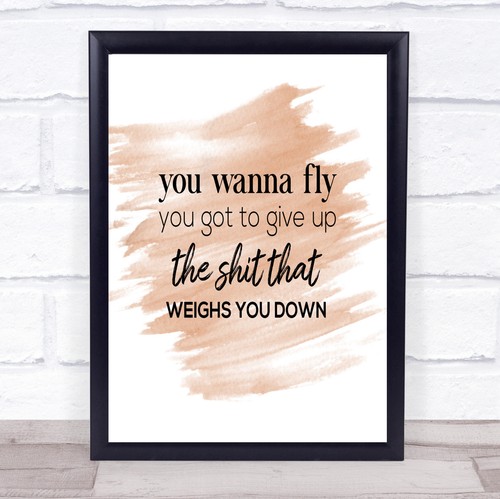 Weighs you down quote print - weighs,
