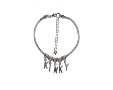 Hotwife Anklet 'KINKY' Euro Ankle Chain Jewellery Femdom Slut Fetish Lifestyle 2