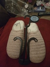 UK Size 4 Beige/satin stripe