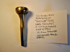 Vintage  Heavyweight "Zottola type"  TRUMPET MOUTHPIECE 16.78 diameter Brass