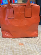 Orla Kiely Leather Handbag
