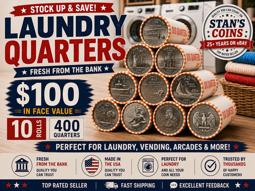 100 worth quarters for - of,