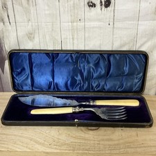 Vintage Silver Plate Cased