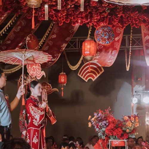 Ceiling drapery chinese - ceiling,
