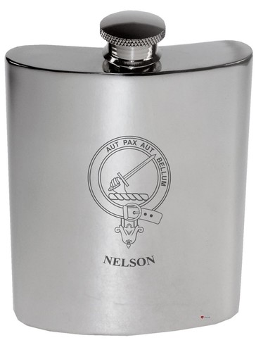 Nelson family crest 6oz - nelson,